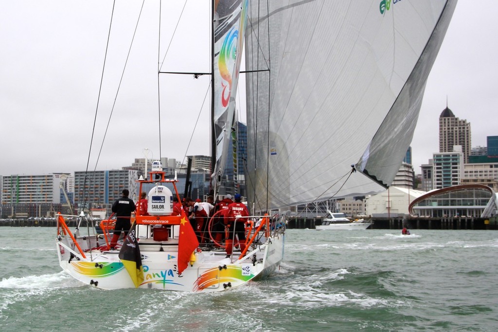 Volvo Ocean Race, Leg 4 Finish - Team Sanya © Richard Gladwell www.photosport.co.nz